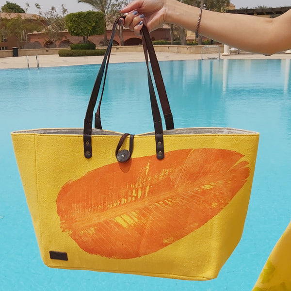 ASB weekend bag- bright yellow