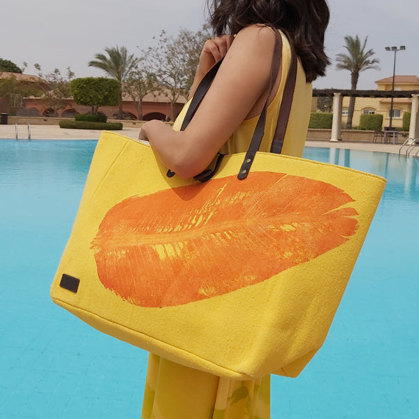 ASB weekend bag- bright yellow