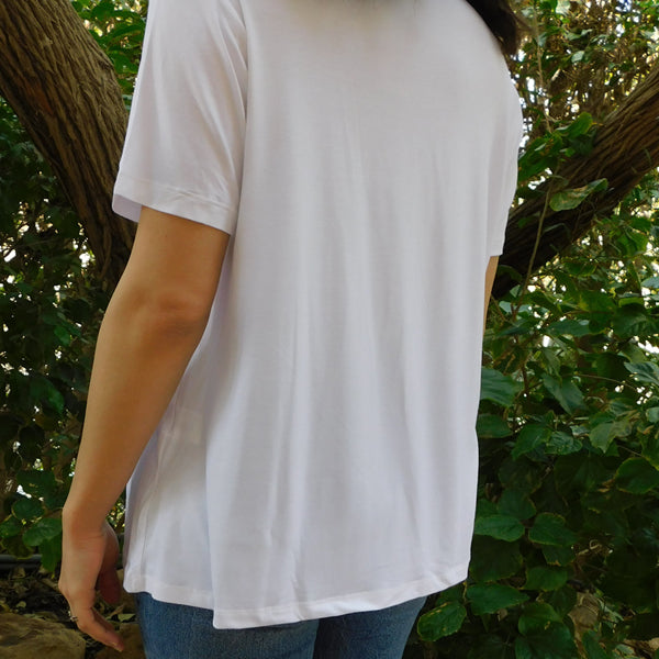 Basic Element Scooped Neck A-Line T-Shirt – view 2