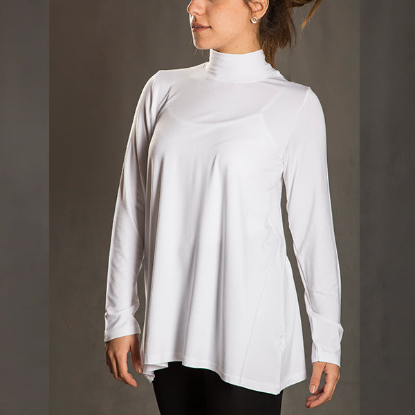Basic Element Turtle-Neck A-Line Long Sleeve Top – view 3