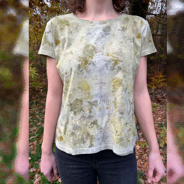 Eco Print T-Shirt Lady