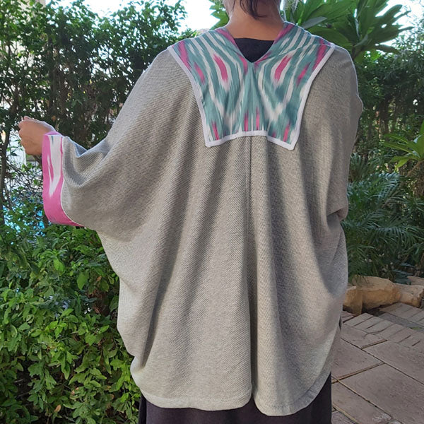 Ikat Kimono Jacket Free Size – view 3