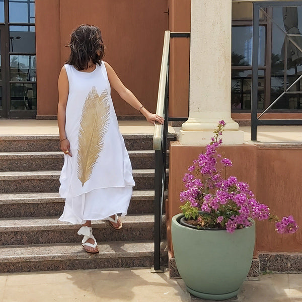 MIM Signature Dress Golden Maat White – view 4