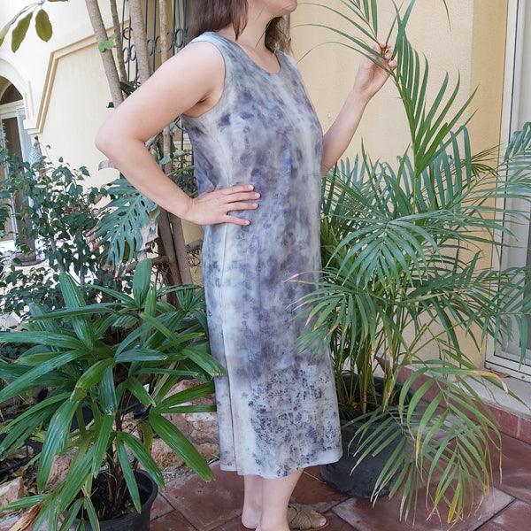 Petal Ecoprint Dress Slim – view 4