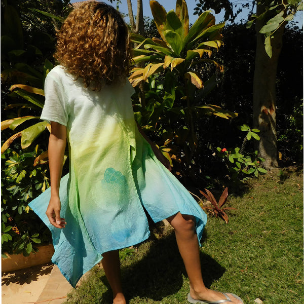 SV16 Half Sleeve Wind Top – hand block-printed women's top by MIM Creative Wear, Egypt